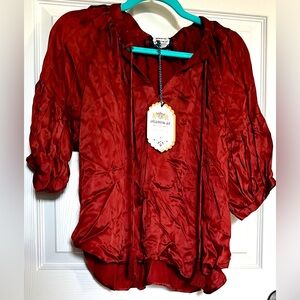 ‼️RARE‼️🎸alamwar🎸🔥NWT🔥WALK THE EARTH Boho Top—S